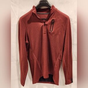 🚨 Ten Thousand Overzip Polartech Pullover Men's size Medium in Port Red